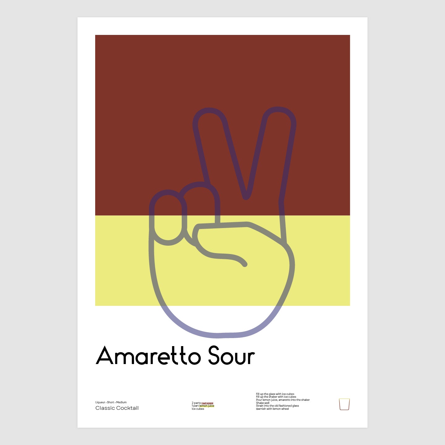 Amaretto Sour - Cocktail Parts
