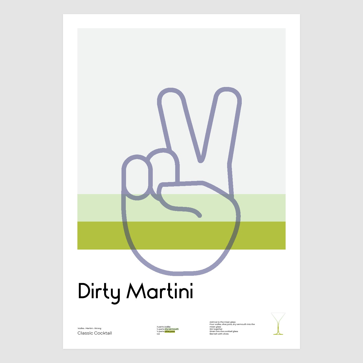 Dirty Martini - Cocktail Parts