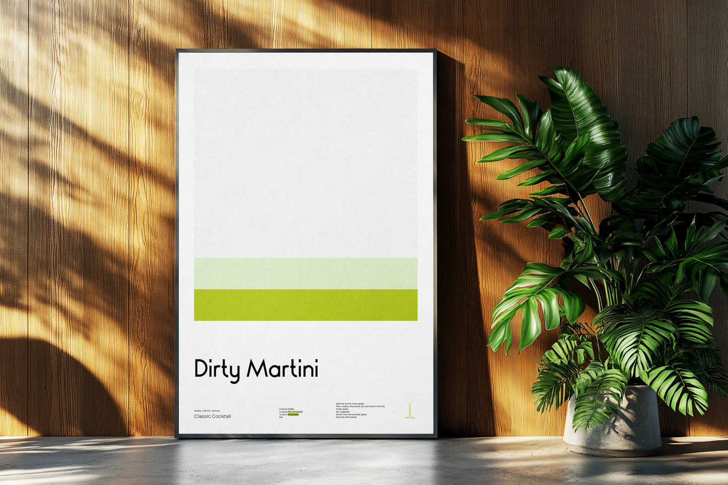 Dirty Martini - Cocktail Parts
