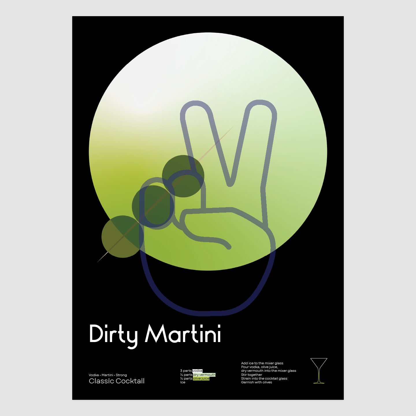 Dirty Martini - Cocktail Mix