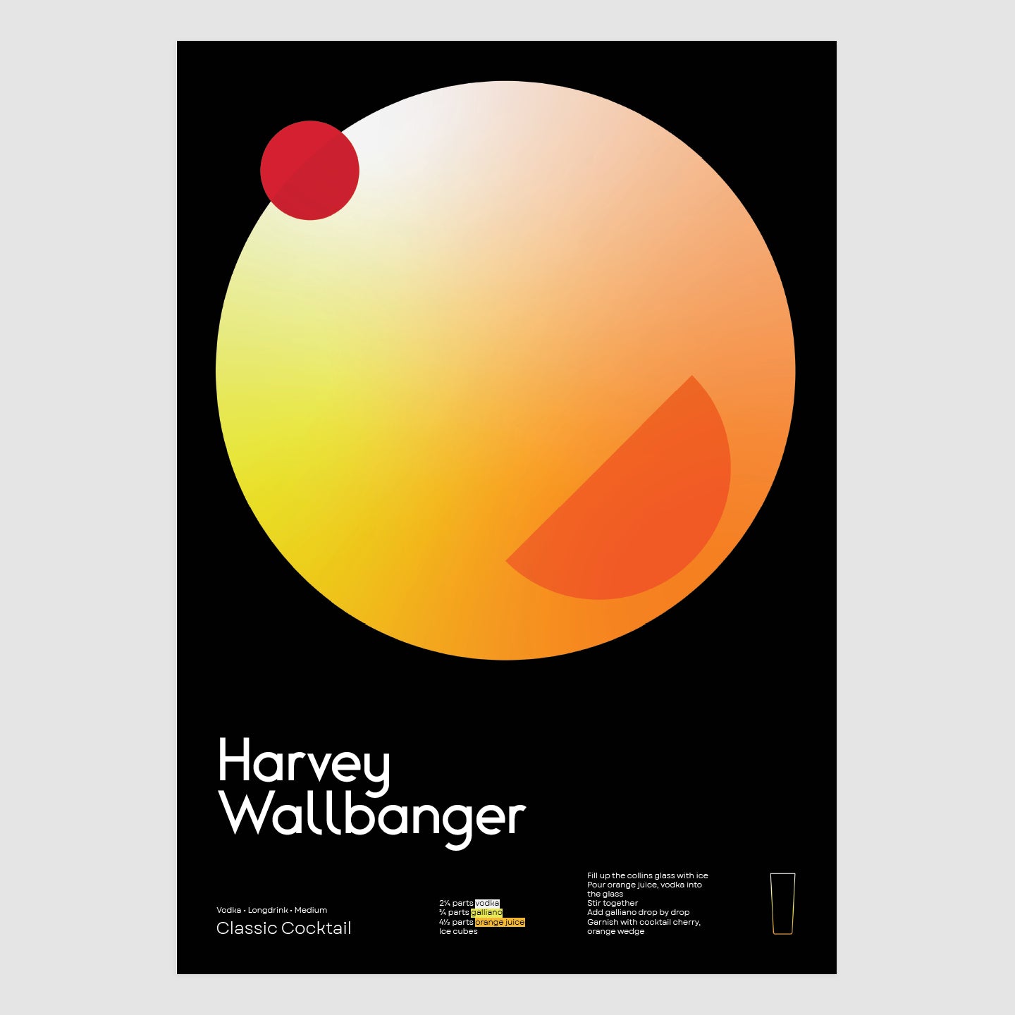 Harvey Wallbanger - Cocktail Mix