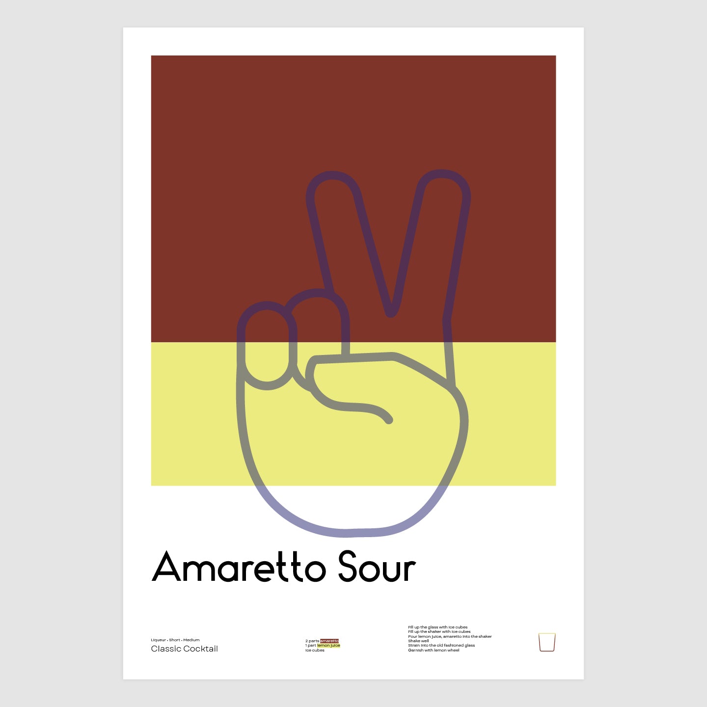 Amaretto Sour - Cocktail Parts