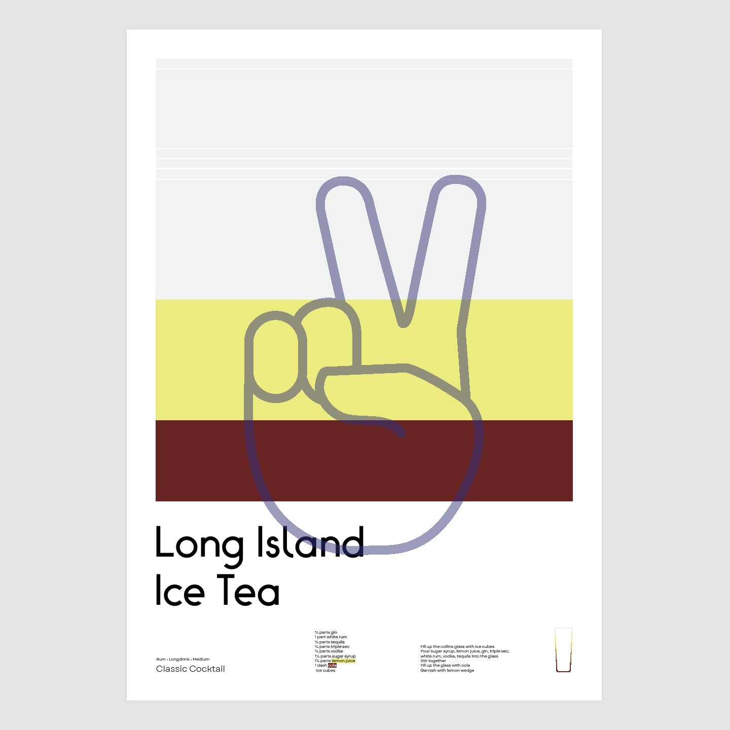 Long Island Ice Tea - Cocktail Parts