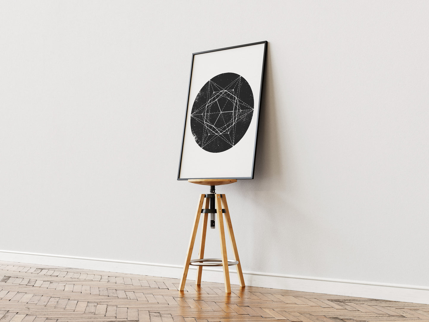 Grunge Circle Hex