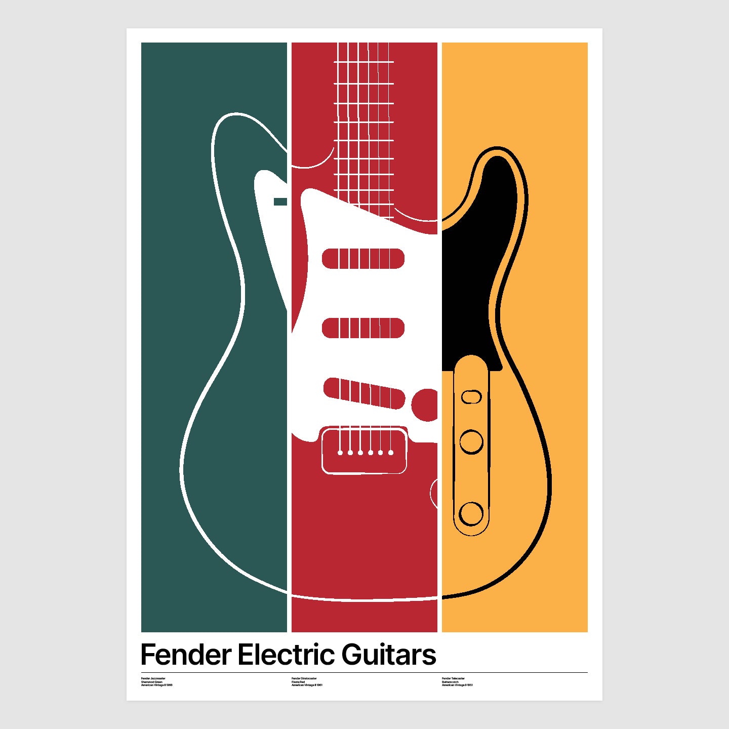 Fender Electric Guitars (Mashup)
