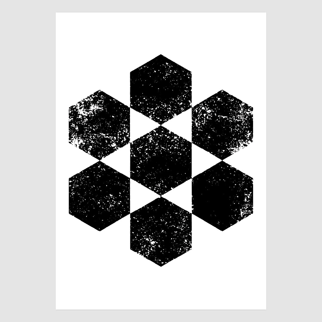 Grunge Hexaflake
